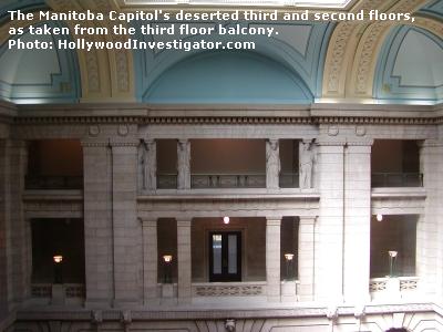 Manitoba Capitol's second and third floors